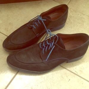 Donald Pliner Black and Blue Oxfords